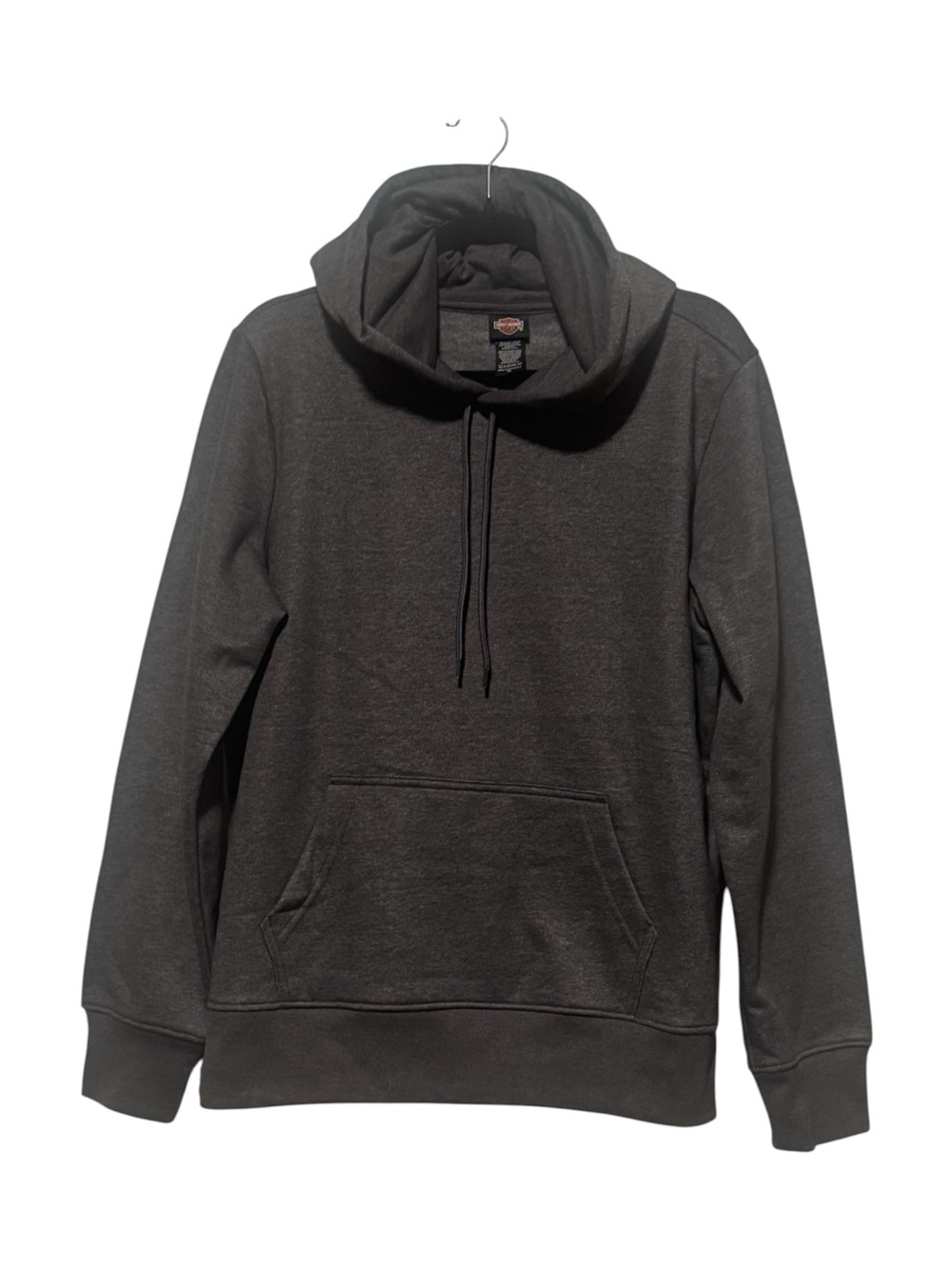 Harley-Davidson Dark Charcoal Pullover Hoodie Unisex Size W XL.